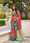 Madhavi By LT Weaving Satin Embroidery Sarees Exporters In India
